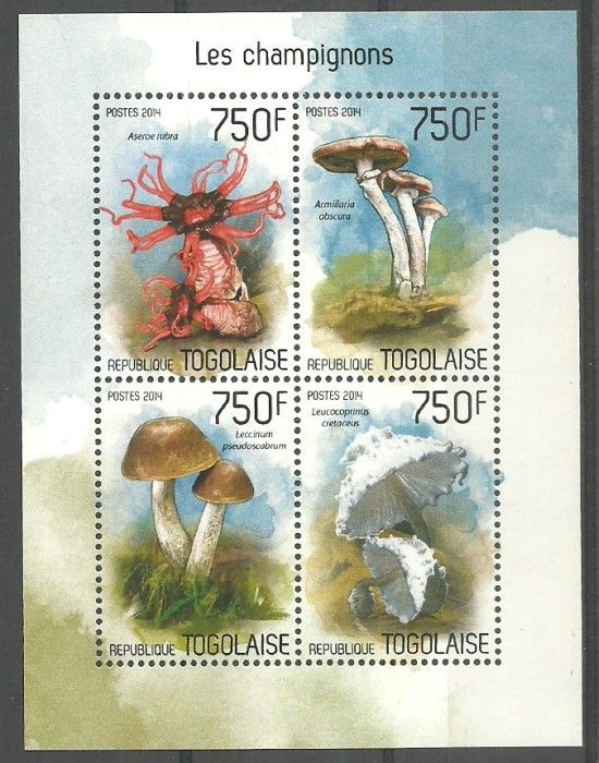 Znaczek Togo 2014 Mi ark 5677-5680 Czyste **