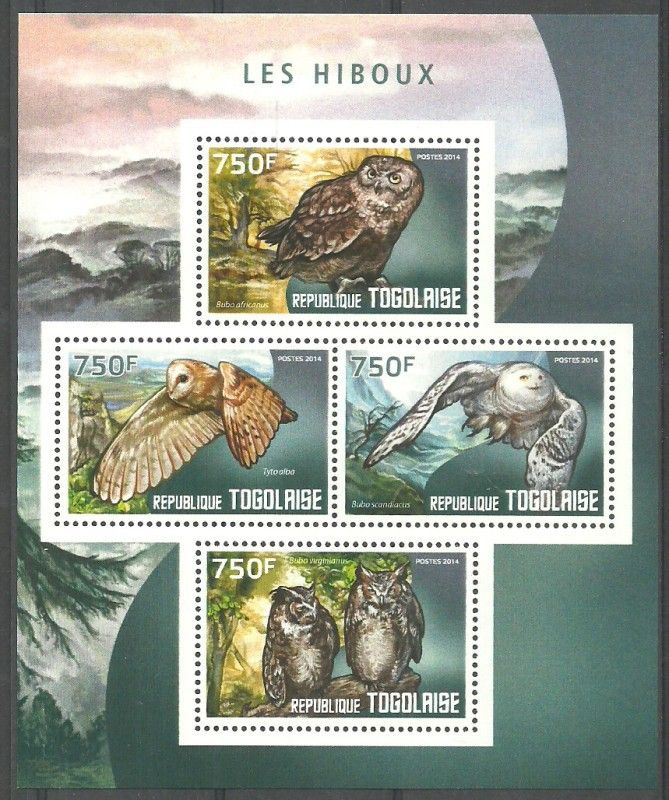 Znaczek Togo 2014 Mi ark 6016-6019 Czyste **
