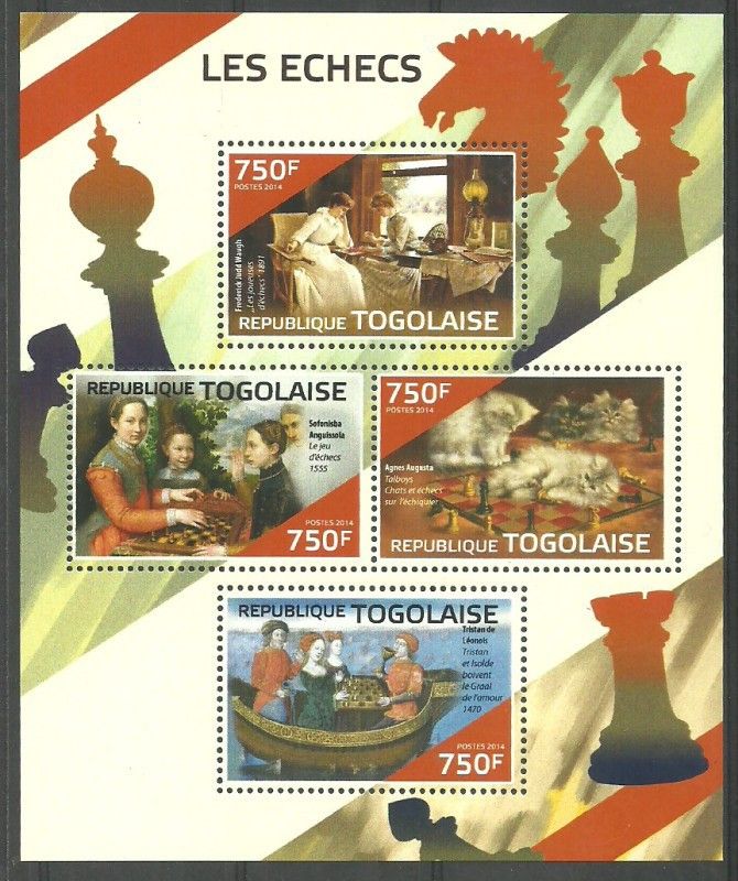 Znaczek Togo 2014 Mi ark 6066-6069 Czyste **