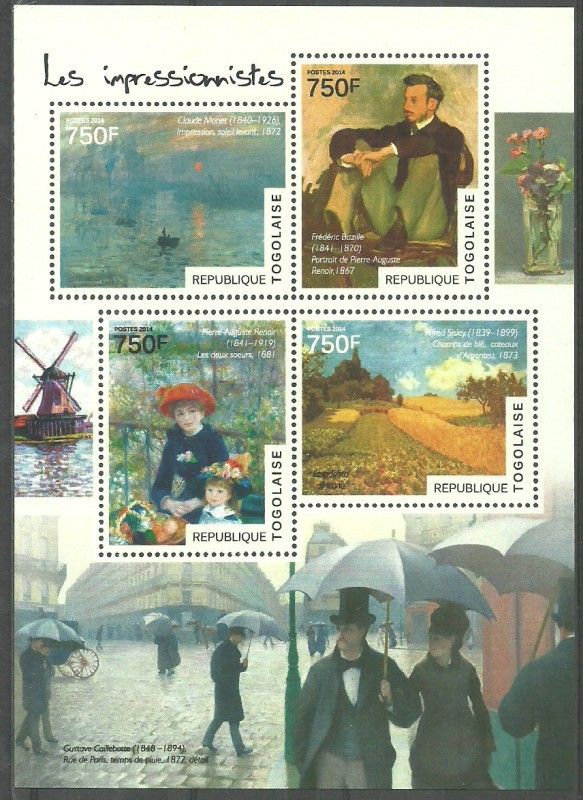Znaczek Togo 2014 Mi ark 6196-6199 Czyste **