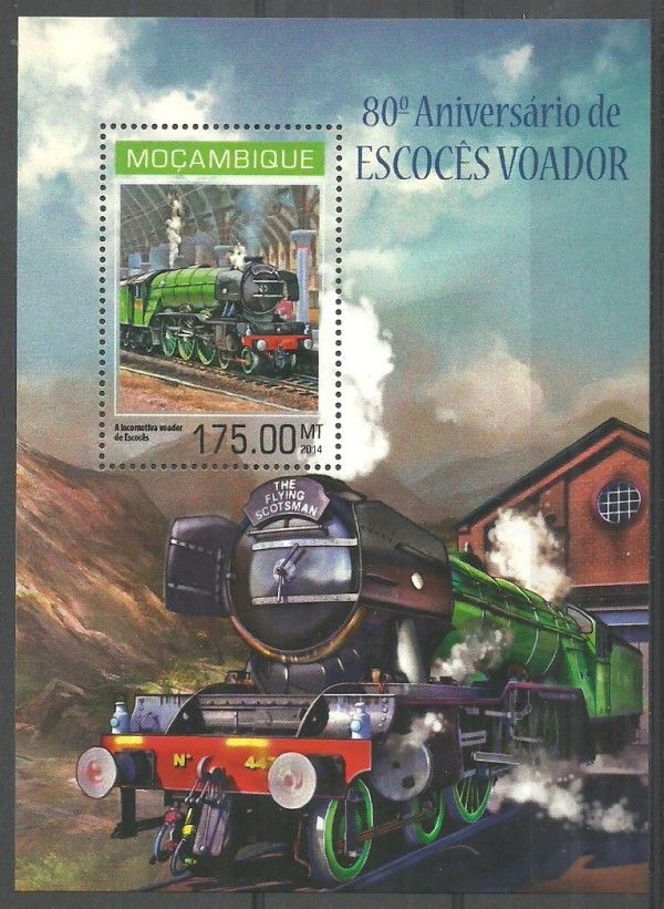 Znaczek Mozambik 2014 Mi bl 869 Czyste **