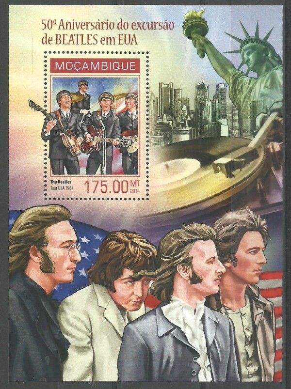 Znaczek Mozambik 2014 Mi bl 876 Czyste **