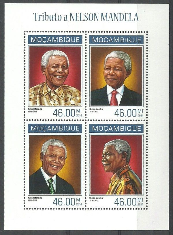 Znaczek Mozambik 2014 Mi ark 7225-7228 Czyste **
