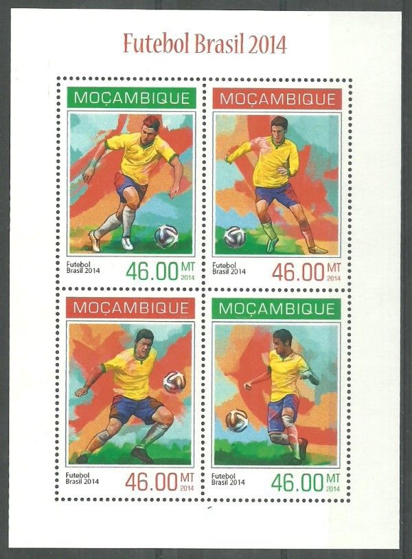 Znaczek Mozambik 2014 Mi ark 7230-7233 Czyste **