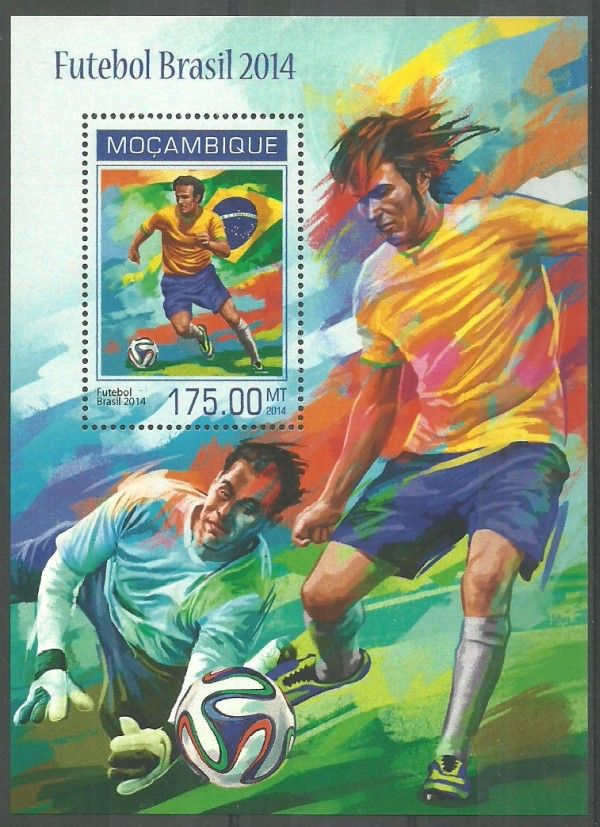 Znaczek Mozambik 2014 Mi bl 886 Czyste **