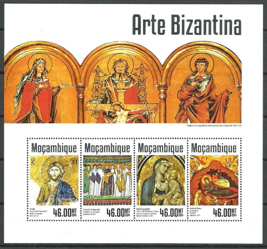 Znaczek Mozambik 2014 Mi ark 7410-7413 Czyste **