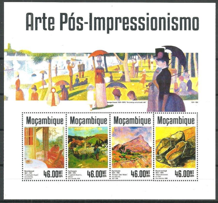 Znaczek Mozambik 2014 Mi ark 7435-7438 Czyste **