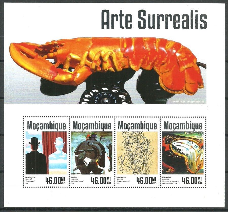 Znaczek Mozambik 2014 Mi ark 7440-7443 Czyste **