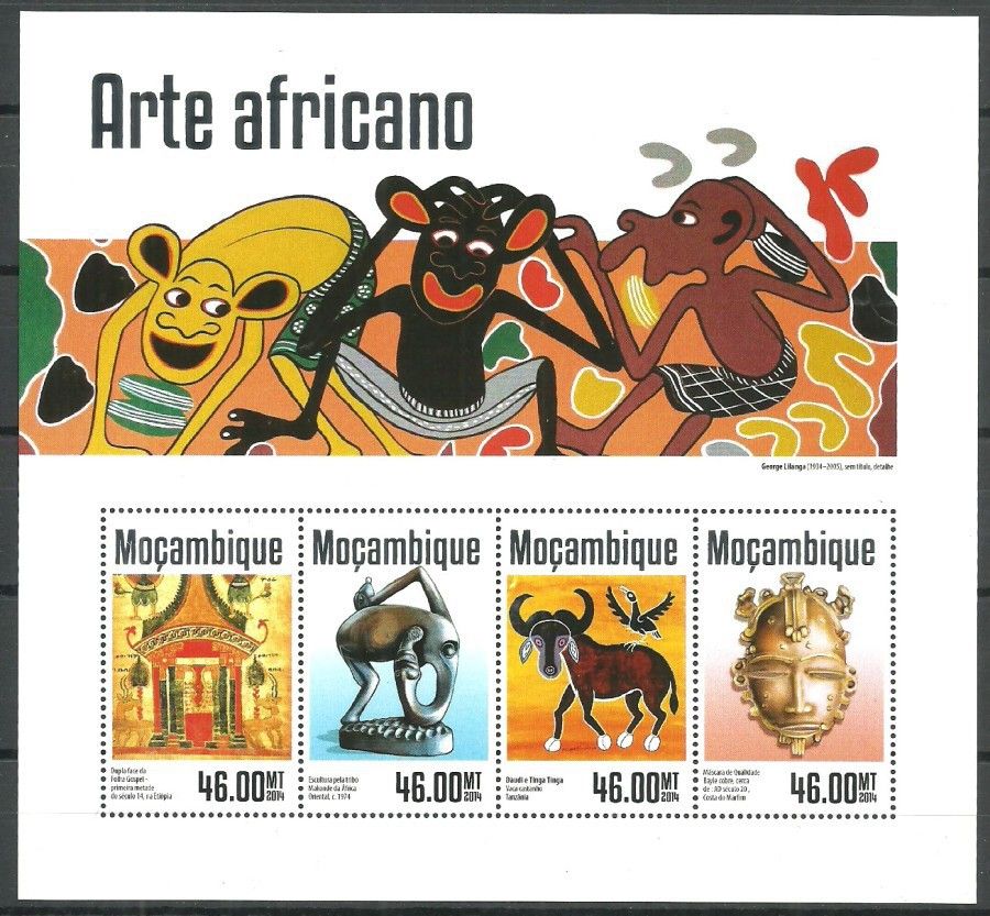 Znaczek Mozambik 2014 Mi ark 7460-7463 Czyste **