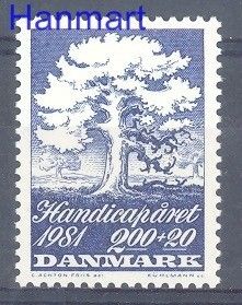 Znaczek Dania 1981 Mi 739 Czyste **