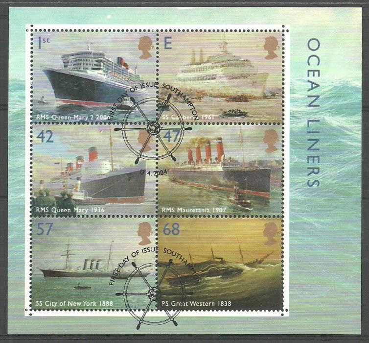 Znaczek Wielka Brytania 2004 Mi bl 19 Stemplowane