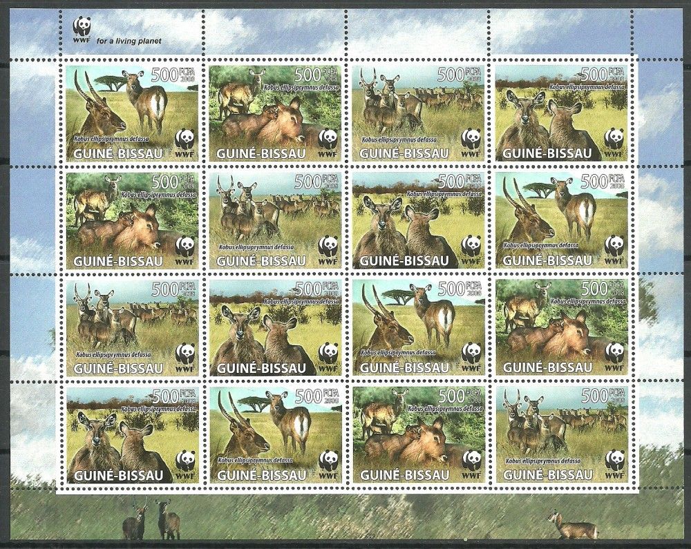 Znaczek Gwinea Bissau 2008 Mi zd ark 3919-3922 Czyste **
