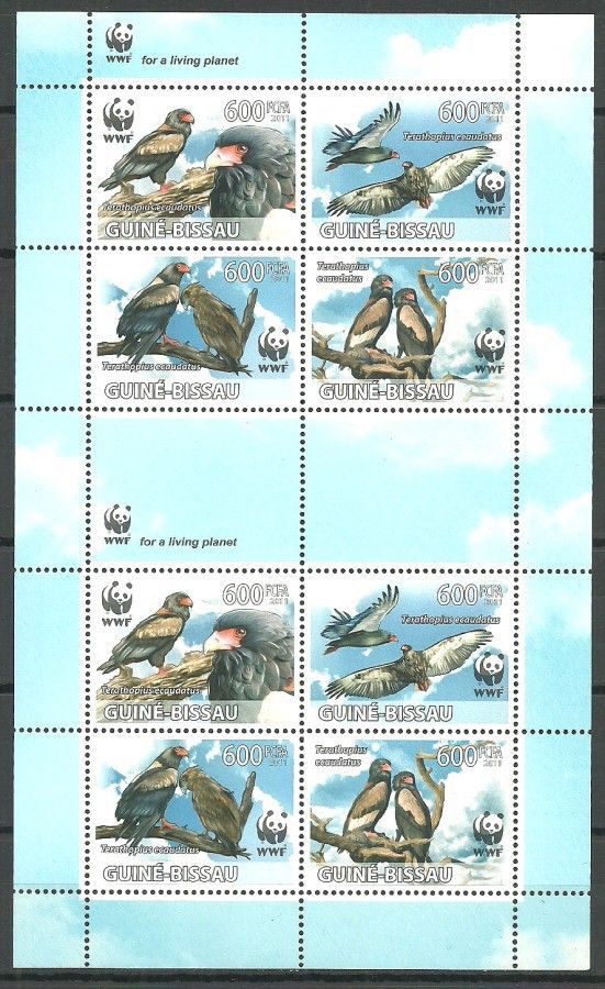 Gwinea Bissau 2011 Mi ark 5229-5232II Czyste **