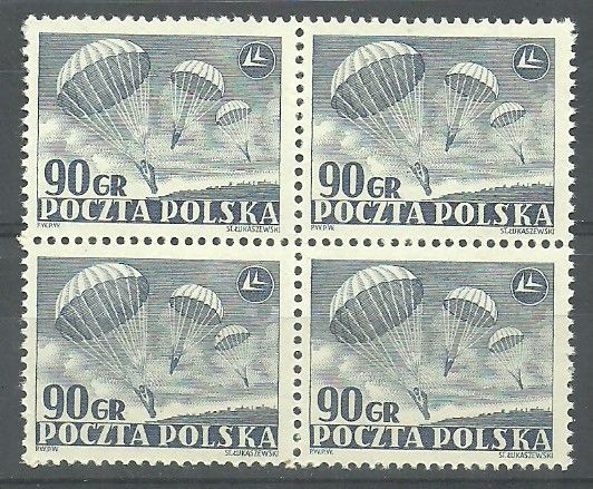 Znaczek Polska 1952 Mi 772 Fi 634 Czyste **