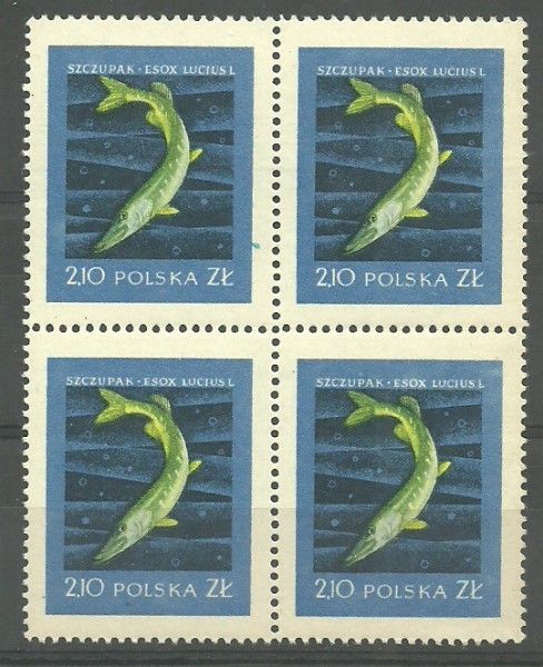 Znaczek Polska 1958 Mi 1053 Fi 908 Czyste **