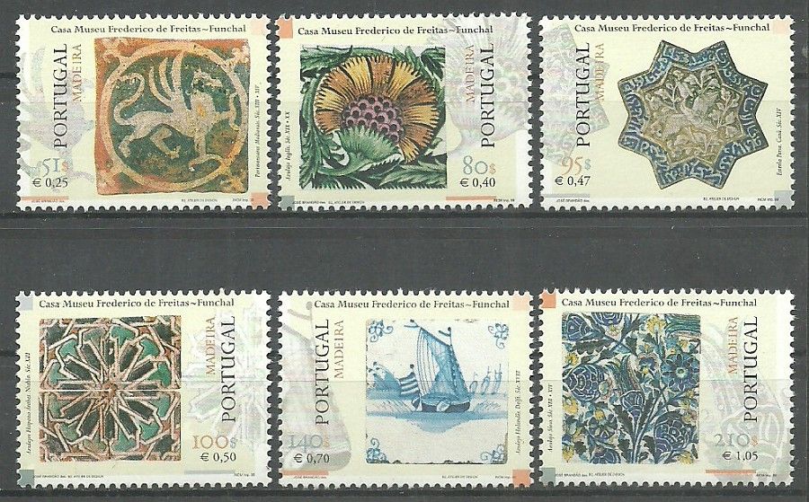 Znaczek Madera 1999 Mi 198-203 Czyste **