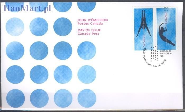 Znaczek Kanada 2005 Mi 2285-2286 FDC