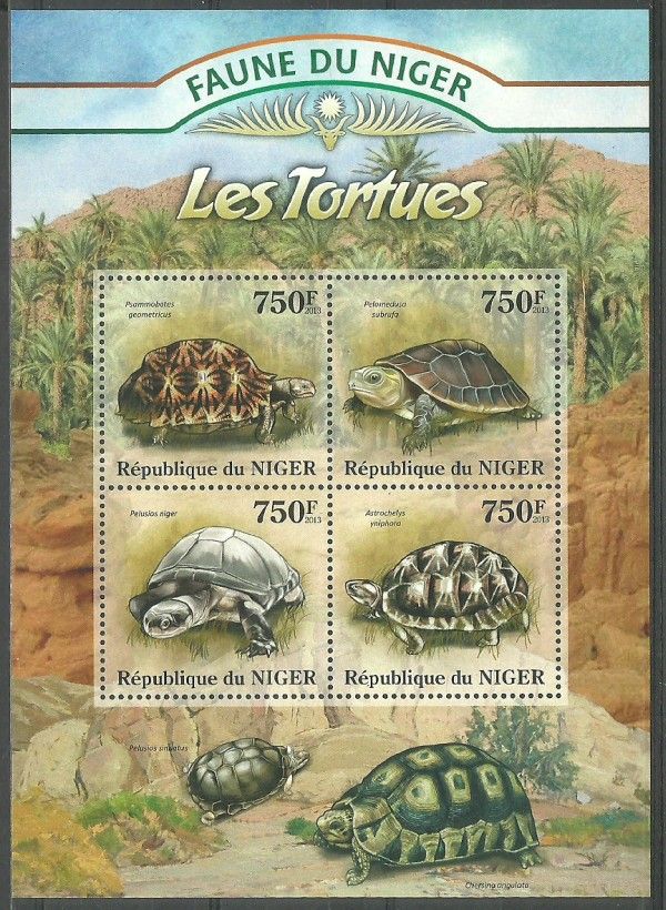 Znaczek Niger 2013 Mi ark 2036-2039 Czyste **