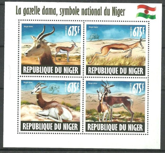 Znaczek Niger 2013 Mi ark 2406-2409 Czyste **