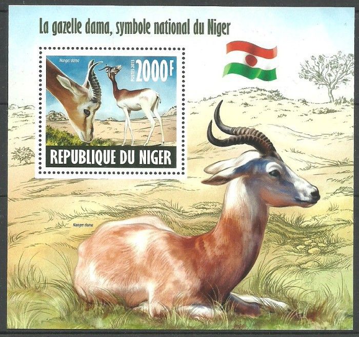 Znaczek Niger 2013 Mi bl 223 Czyste **