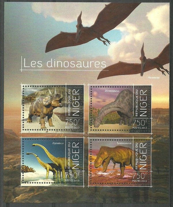 Znaczek Niger 2013 Mi ark 2550-2553 Czyste **