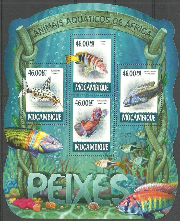Znaczek Mozambik 2015 Mi ark 7859-7862 Czyste **