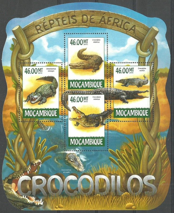 Znaczek Mozambik 2015 Mi ark 7879-7882 Czyste **