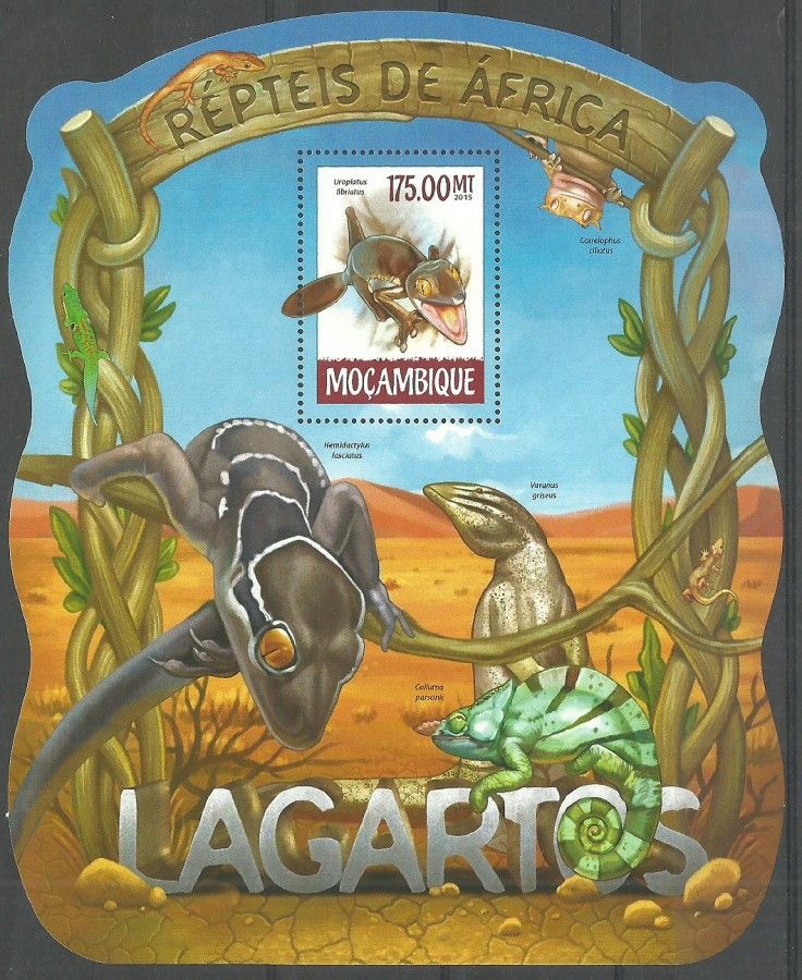 Znaczek Mozambik 2015 Mi bl 1019 Czyste **