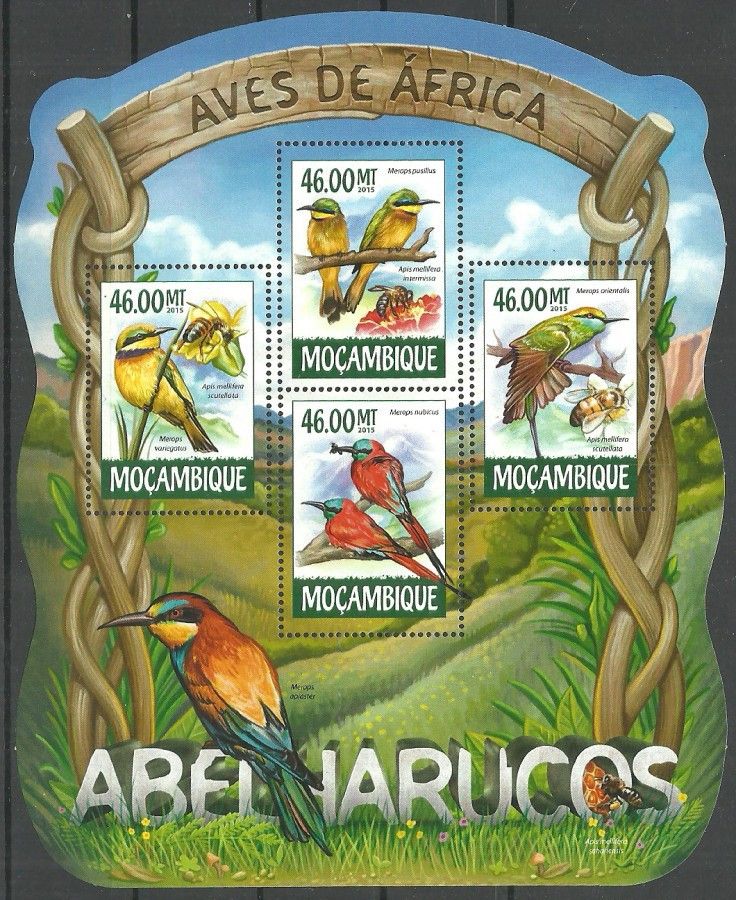 Znaczek Mozambik 2015 Mi ark 7899-7902 Czyste **