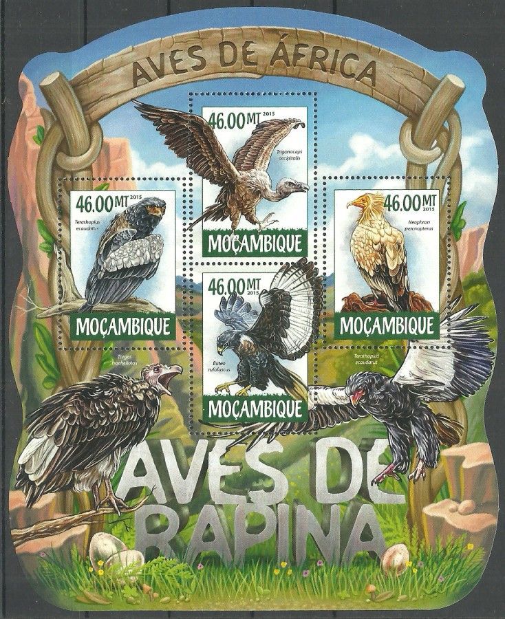 Znaczek Mozambik 2015 Mi ark 7909-7912 Czyste **
