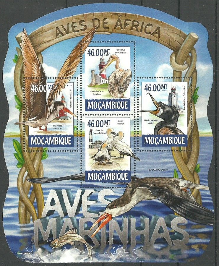 Znaczek Mozambik 2015 Mi ark 7924-7927 Czyste **