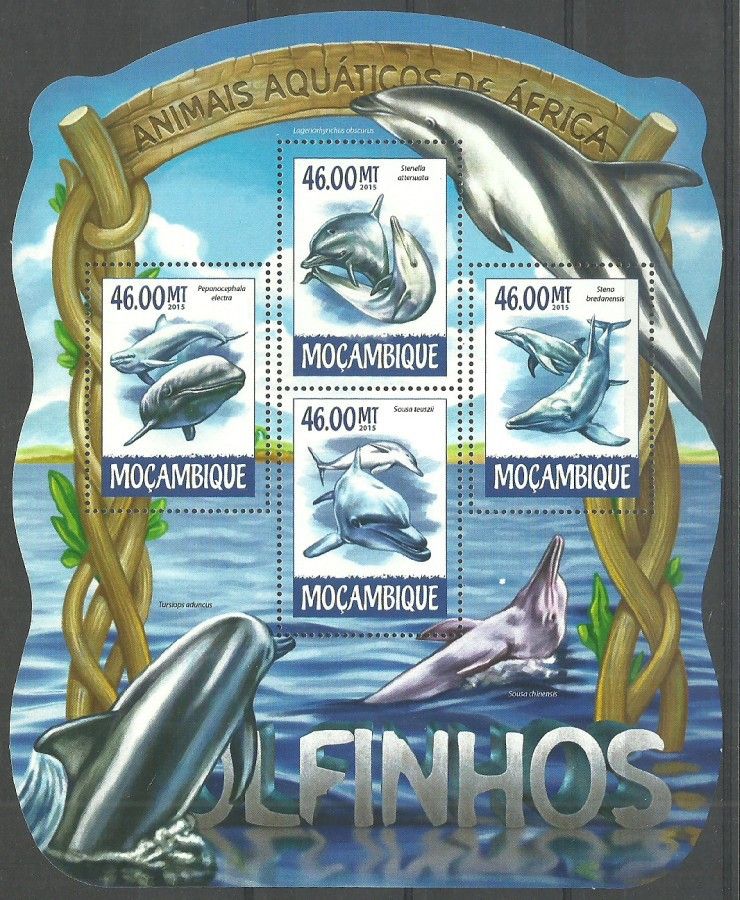 Znaczek Mozambik 2015 Mi ark 7939-7942 Czyste **