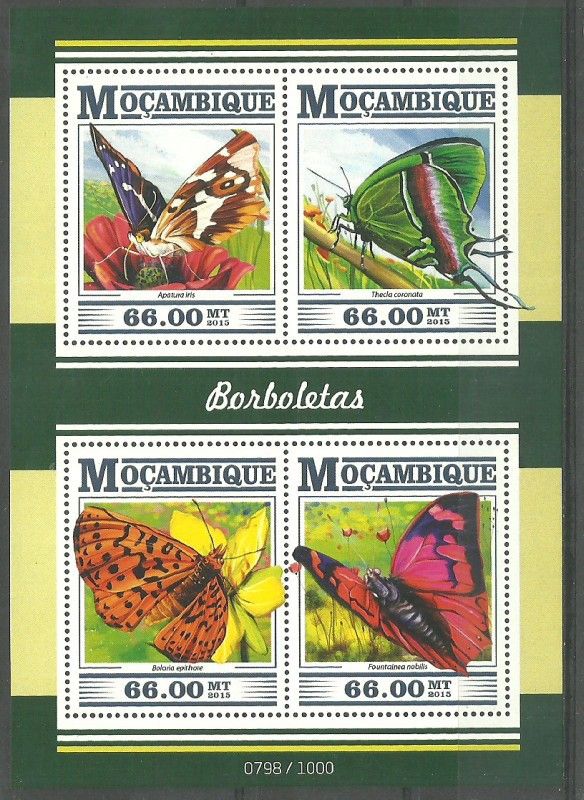 Znaczek Mozambik 2015 Mi ark 8144-8147 Czyste **
