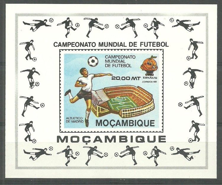 Znaczek Mozambik 1981 Mi bl 9 Czyste **