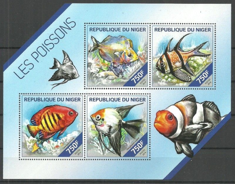 Znaczek Niger 2014 Mi ark 2780-2783 Czyste **