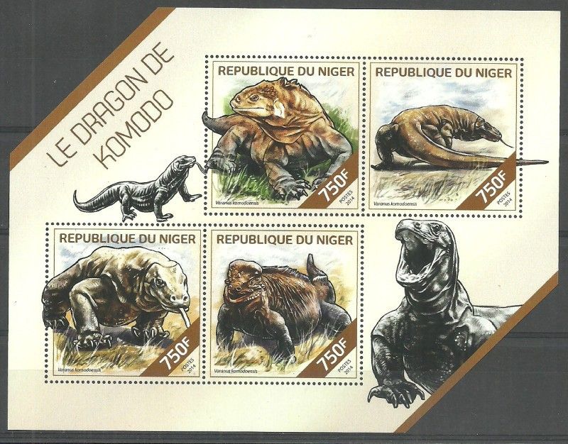 Znaczek Niger 2014 Mi ark 2785-2788 Czyste **