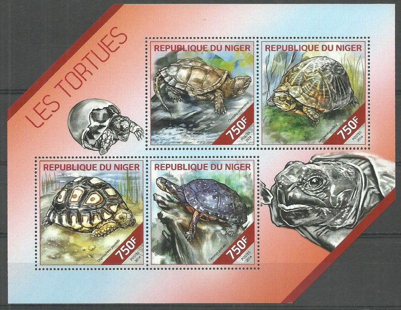 Znaczek Niger 2014 Mi ark 2790-2793 Czyste **