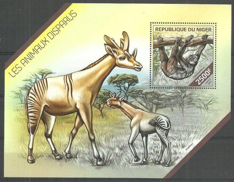 Znaczek Niger 2014 Mi bl 304 Czyste **