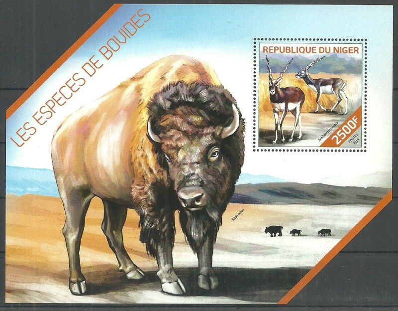 Znaczek Niger 2014 Mi bl 305 Czyste **