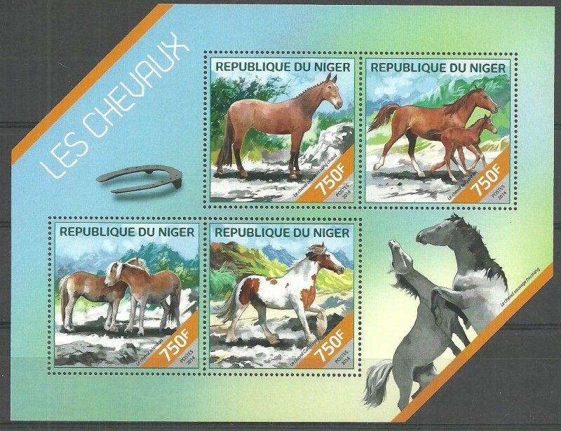 Znaczek Niger 2014 Mi ark 2820-2823 Czyste **