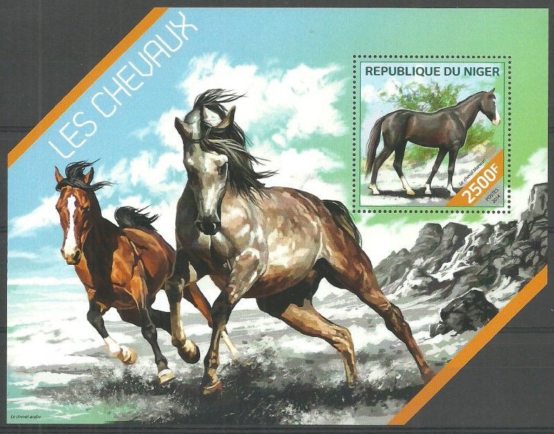 Znaczek Niger 2014 Mi bl 306 Czyste **