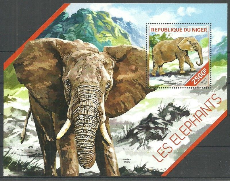 Znaczek Niger 2014 Mi bl 308 Czyste **