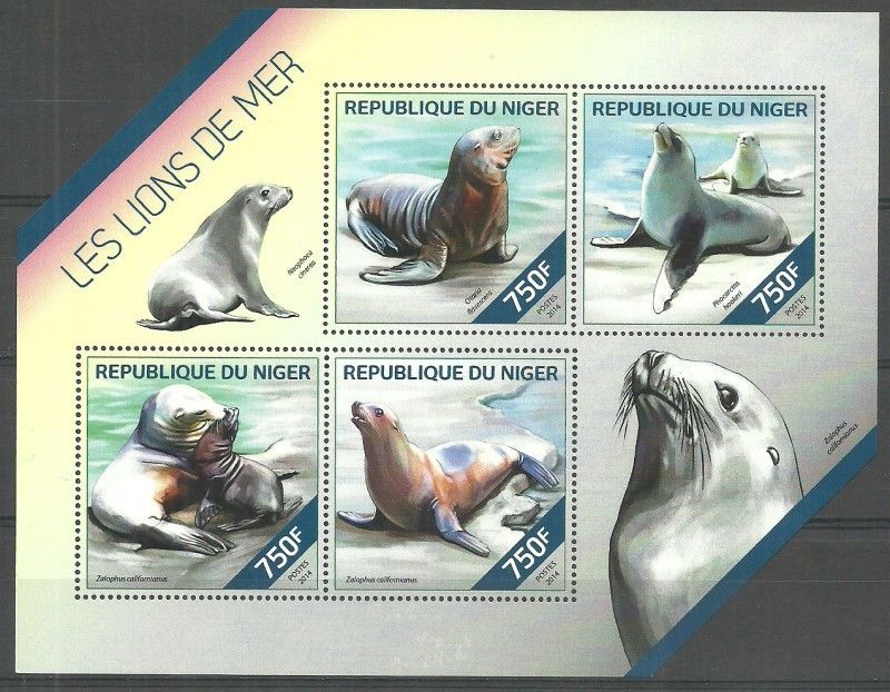 Znaczek Niger 2014 Mi ark 2860-2863 Czyste **