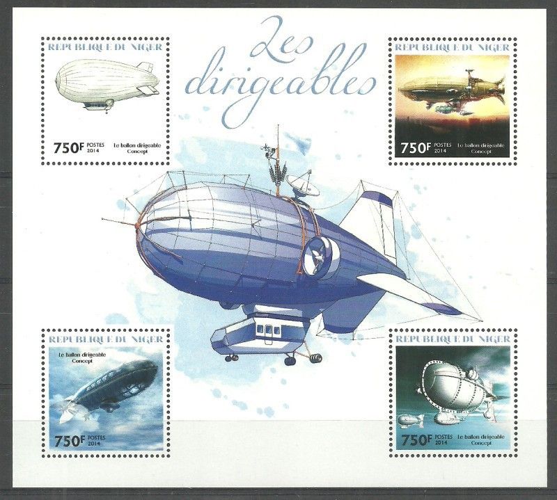 Znaczek Niger 2014 Mi ark 2977-2980 Czyste **
