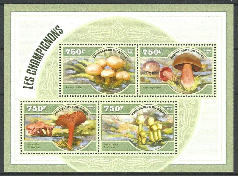 Znaczek Niger 2014 Mi ark 3025-3028 Czyste **