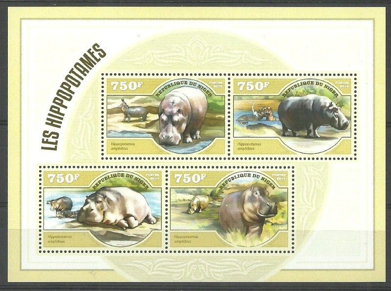 Znaczek Niger 2014 Mi ark 3065-3068 Czyste **