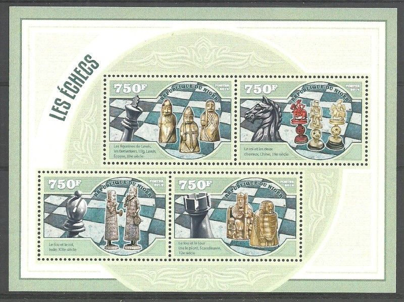 Znaczek Niger 2014 Mi ark 3085-3088 Czyste **