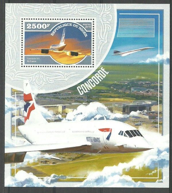 Znaczek Niger 2014 Mi bl 393 Czyste **