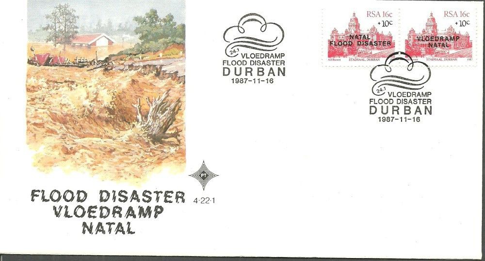 Znaczek Republika Południowej Afryki 1987 Mi 714-715 FDC