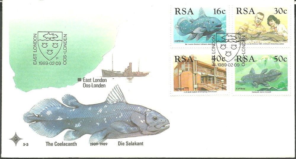 Znaczek Republika Południowej Afryki 1989 Mi 766-769 FDC